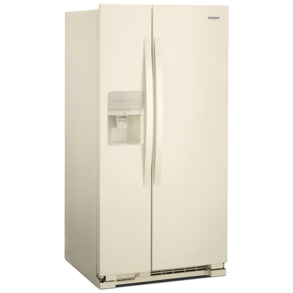 Whirlpool 21 Cu. Ft. Side-by-Side Refrigerator in Biscuit, , large