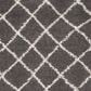 Safavieh Dallas Shag SGD258A-6R 6" x 6"  Dark Grey/Ivory Round Rug, , large