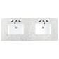 James Martin Vanities Brittany 60" Double Bathroom Vanity in Smokey Celadon with 3 cm Eternal Jasmine Pearl Quartz Top and Rectangular Sinks, , large