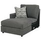 Ashley Edenfield 3-Piece Right Facing U-Shaped Sectional with Chaise in Charcoal, , large