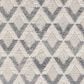 Surya Daffodil Geometric 2"6" x 8" Light Grey and Natural Runner, , large