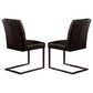 Furniture of America Brady Dining chair in Brown (Set of 2), , large