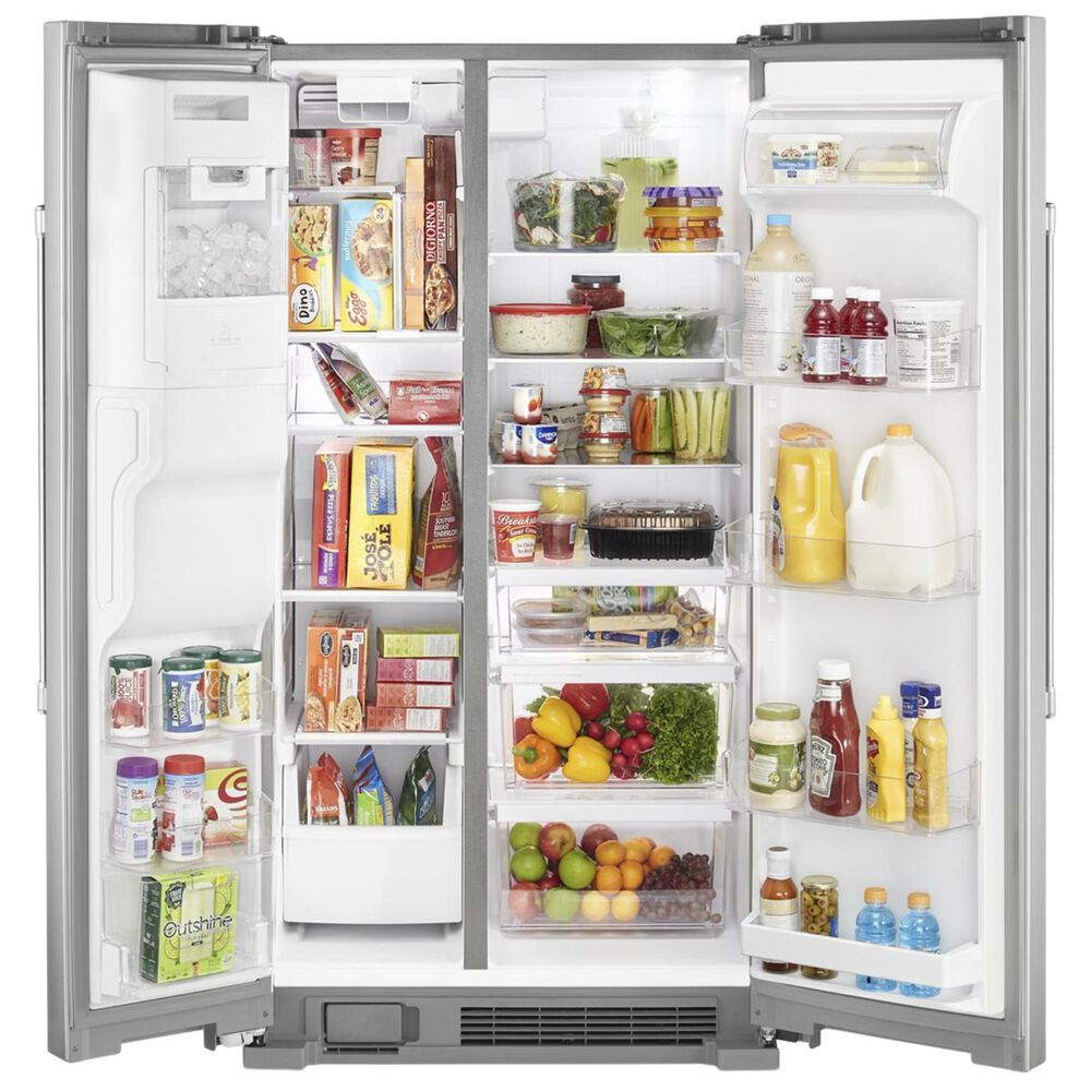 Maytag 25 Cu. Ft. Side By Side Refrigerator in Stainless Steel, , large