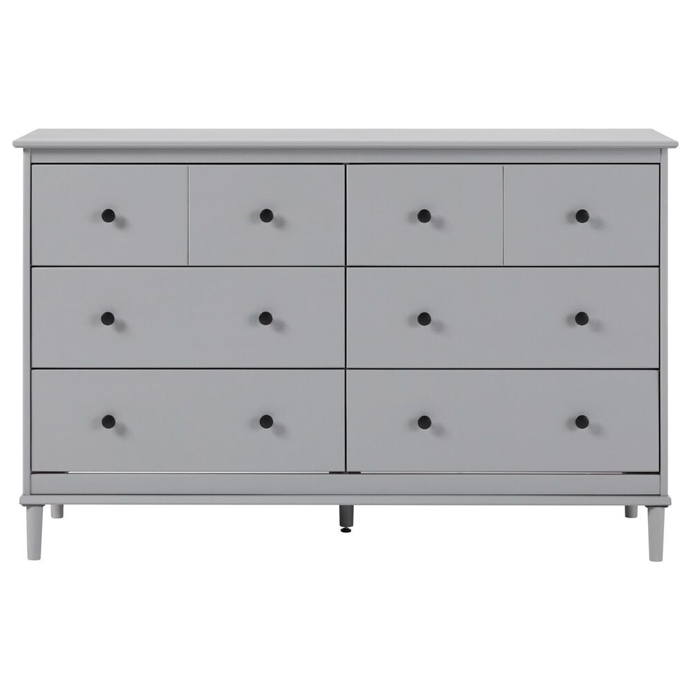 Walker Edison Spencer 6-Drawer Dresser in Grey, , large