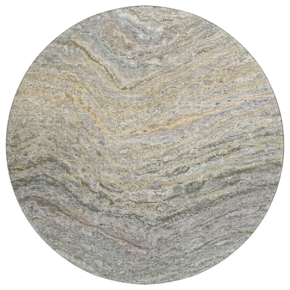 Dalyn Rug Company Lumara Granite 8" Round Area Rug, , large