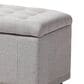 Baxton Studio Kaylee Storage Ottoman Bench in Grayish Beige, , large