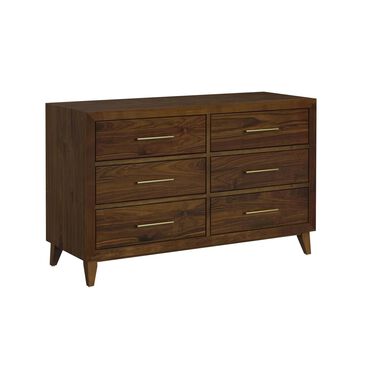Mayberry Hill Malia 6-Drawer Dresser Only in Walnut, , large
