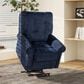 Jennifer Taylor Home Irwin Power Lift Assistance Recliner Chair in Dusk Navy Blue, , large