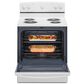 Amana 30" Freestanding Electric Range with Easy-Clean Glass Door in White, , large