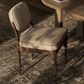 Four Hands Esther Side Chair with Antwerp Taupe Cushion in Brown Oak, , large