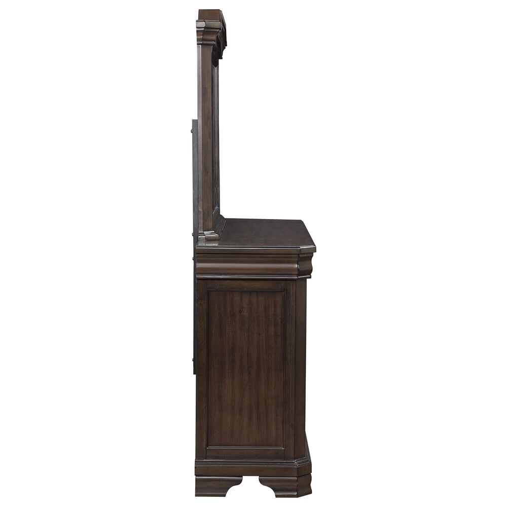 New Heritage Design Lyndhurst 5-Piece Queen Bedroom Set in Walnut Brown, , large