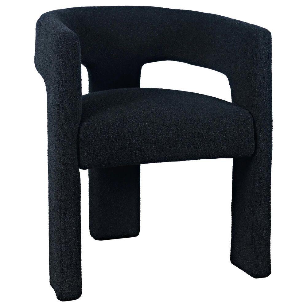 Waltham Sven Upholstered Dining Arm Chair in Black, , large