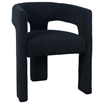 Waltham Sven Upholstered Dining Arm Chair in Black, , large