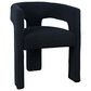 Waltham Sven Upholstered Dining Arm Chair in Black, , large