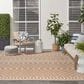 Nourison Positano Southwestern Jute 9" x 12" Indoor/Outdoor Area Rug, , large