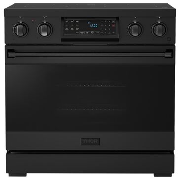 Thor Kitchen Gordon Ramsay 6 Cu. Ft. Professional Electric Range in Black, , large