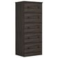 Lemoore Essential 23" 5-Drawer Chest in Grey Walnut, , large