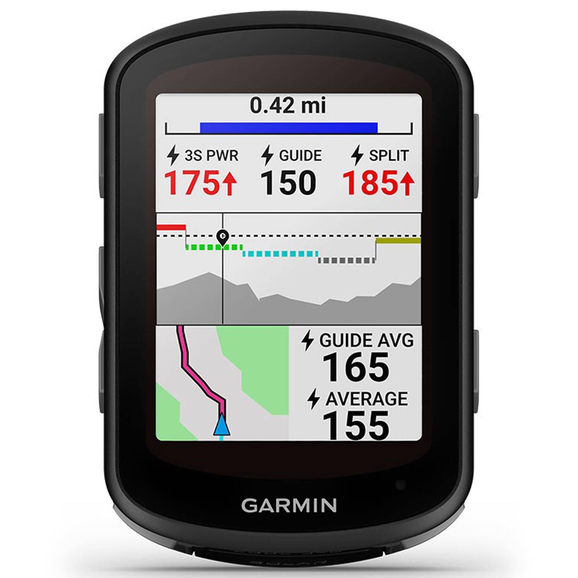 Garmin Edge 540 Solar GPS Bike Computer in Black