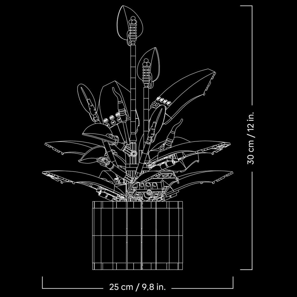 LEGO Botanicals Peace Lily Building Set, , large