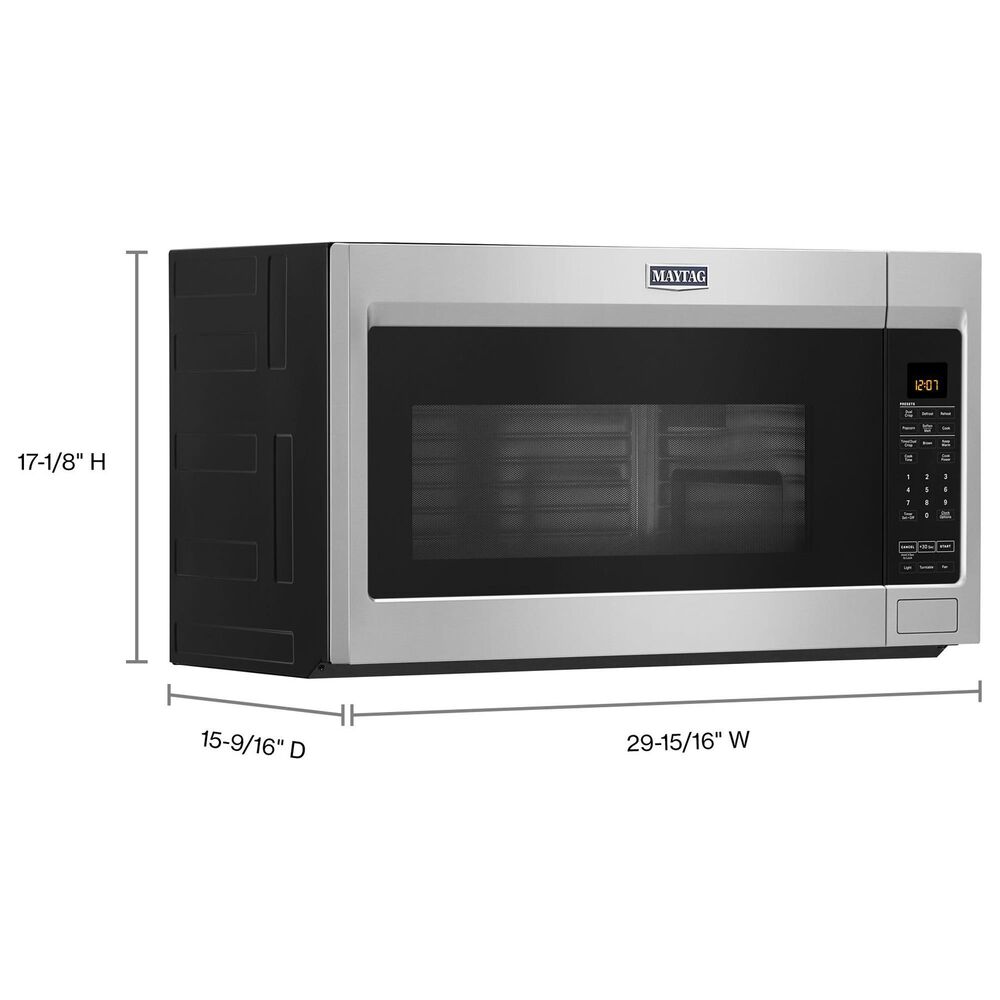 Maytag 2-Piece Kitchen Package with 5.3 Cu Ft. Electric Range and Microwave in Stainless Steel, , large