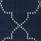 Oriental Weavers Marina Navy and Ivory 3"7" x 5"6" Indoor/Outdoor Area Rug, , large