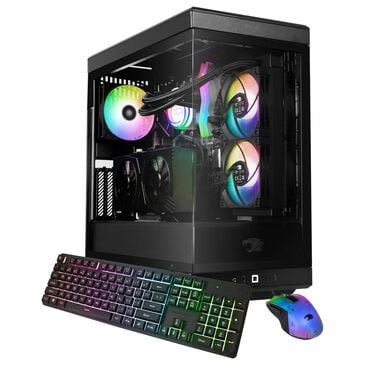 iBUYPOWER Y40 Pro Gaming Desktop PC | AMD Ryzen 7 9800X3D - 32GB RAM - AMD Radeon RX 9070XT Graphics - 2TB SSD in Black, , large