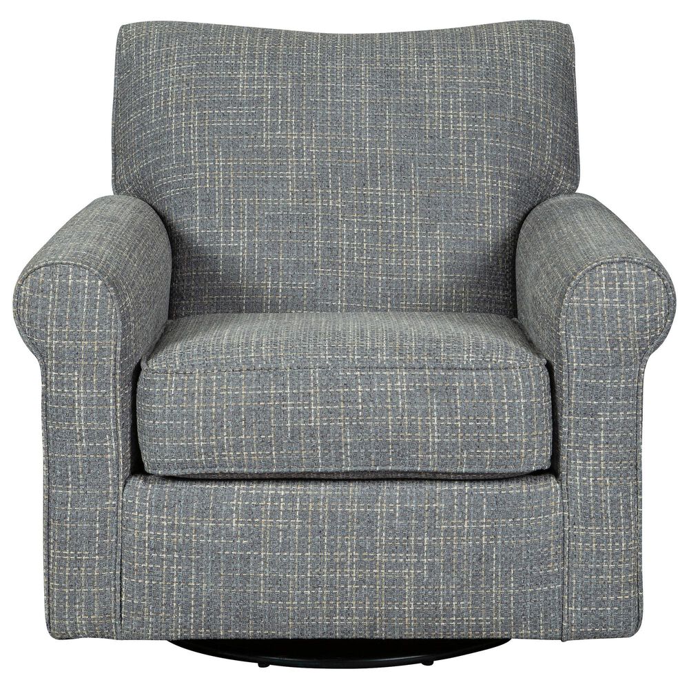 Ashley Renley Swivel Glider Accent Chair in Ash, , large