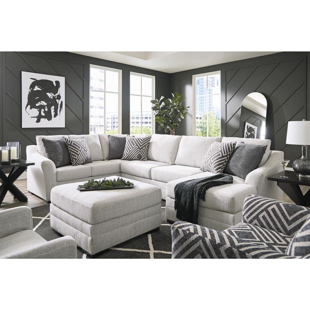 Ashley Koralynn Oversized Accent Ottoman in Stone, , large