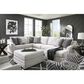 Ashley Koralynn Oversized Accent Ottoman in Stone, , large