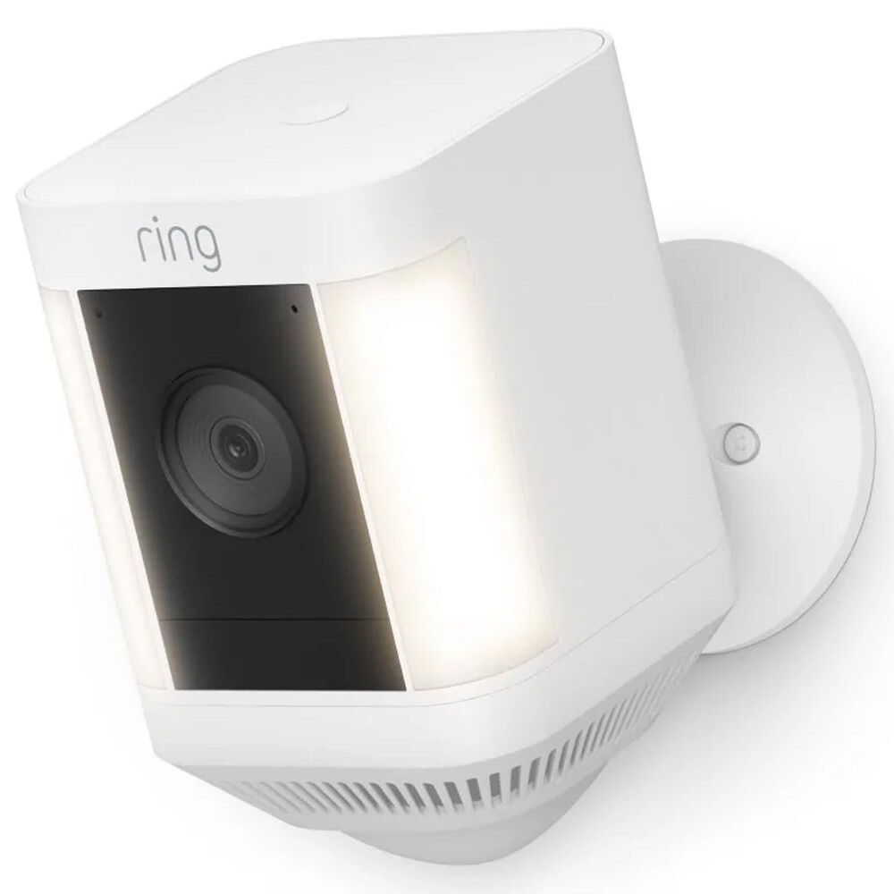 Ring Spotlight Cam Plus Battery White, , large