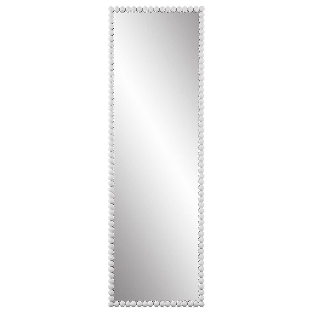 Uttermost Serna Tall Mirror in Satin White, , large
