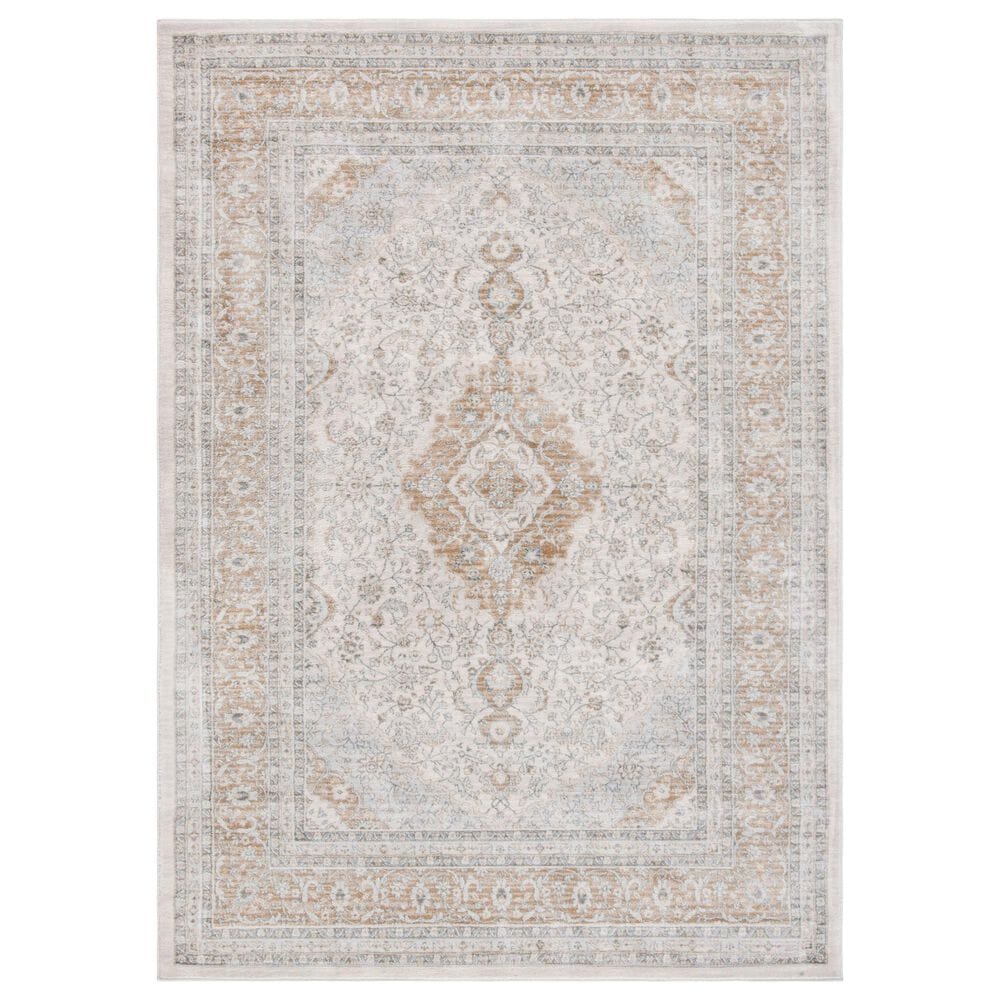 Safavieh Isabella ISA919B 4" x 6" Cream and Beige Area Rug, , large