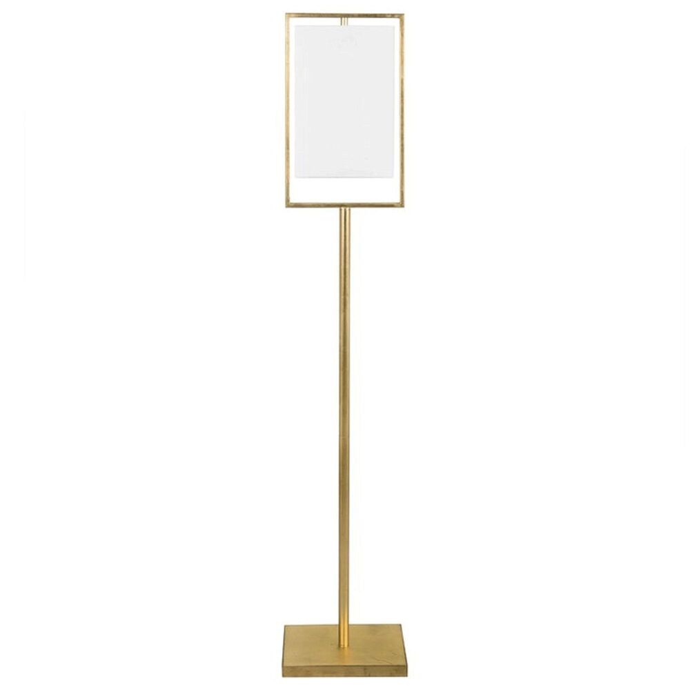 Crestview Collection Huxley Floor Lamp in Gold Leaf, , large
