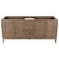 James Martin Vanities Chicago 72" Double Bathroom Vanity in White Washed Walnut with 3 cm White Zeus Quartz Top and Rectangular Sinks, , large
