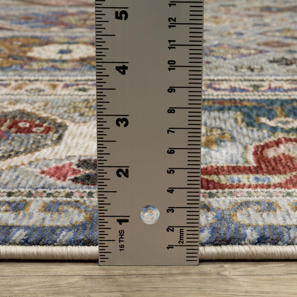 Oriental Weavers Hastings HA04E 3&#39;10&quot; x 5&#39;5&quot; Blue Area Rug, , large