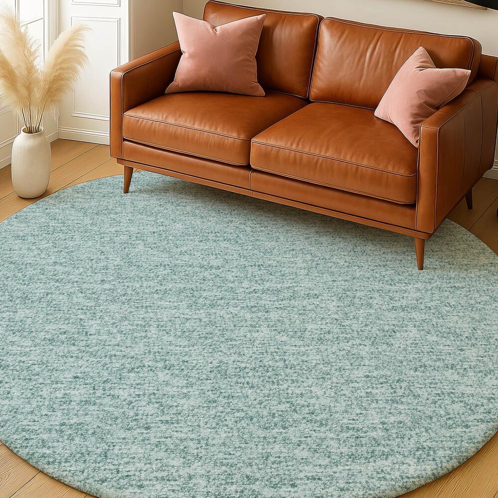 Dalyn Rug Company Voyage VY2 Seafoam 8' Round Area Rug, , large