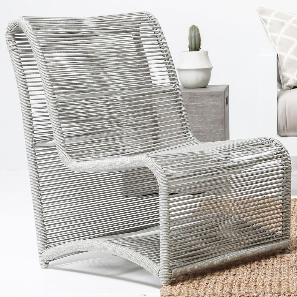 Sunset West Milano Patio Armless Chair in Frost, , large