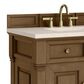 James Martin Vanities Brookfield 36" Single Bathroom Vanity in Honey Oak with 3 cm Eternal Marfil Quartz Top and Rectangular Sink, , large