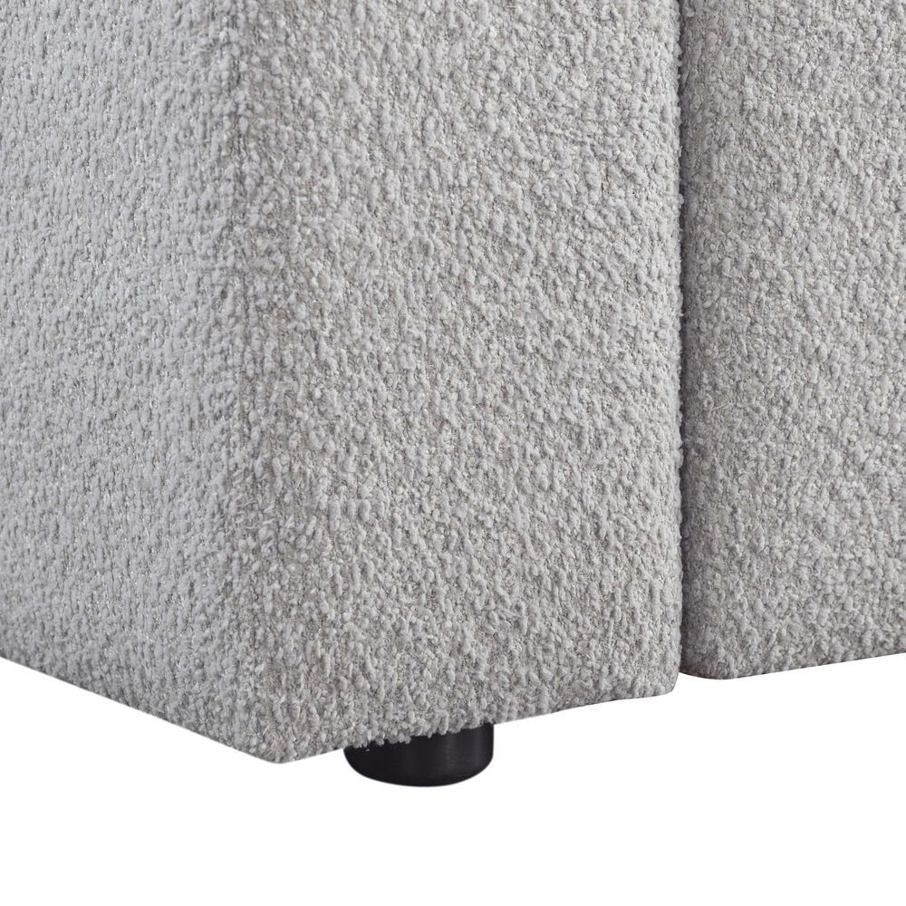 Lifestyle Solutions Willow Stationary Convertible Sofa in Light Gray, , large