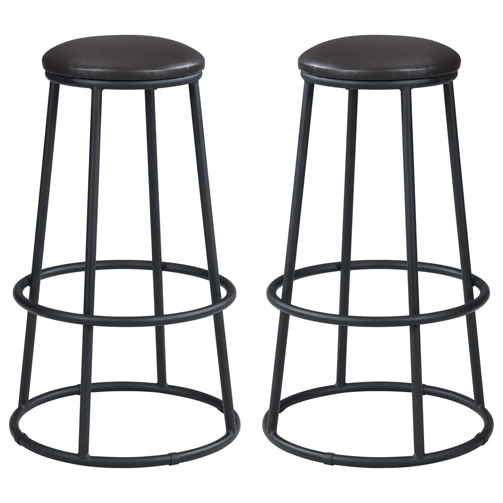 Carolina Chair and Table Jamison 24" Counter Stool in Brown/Black, , large
