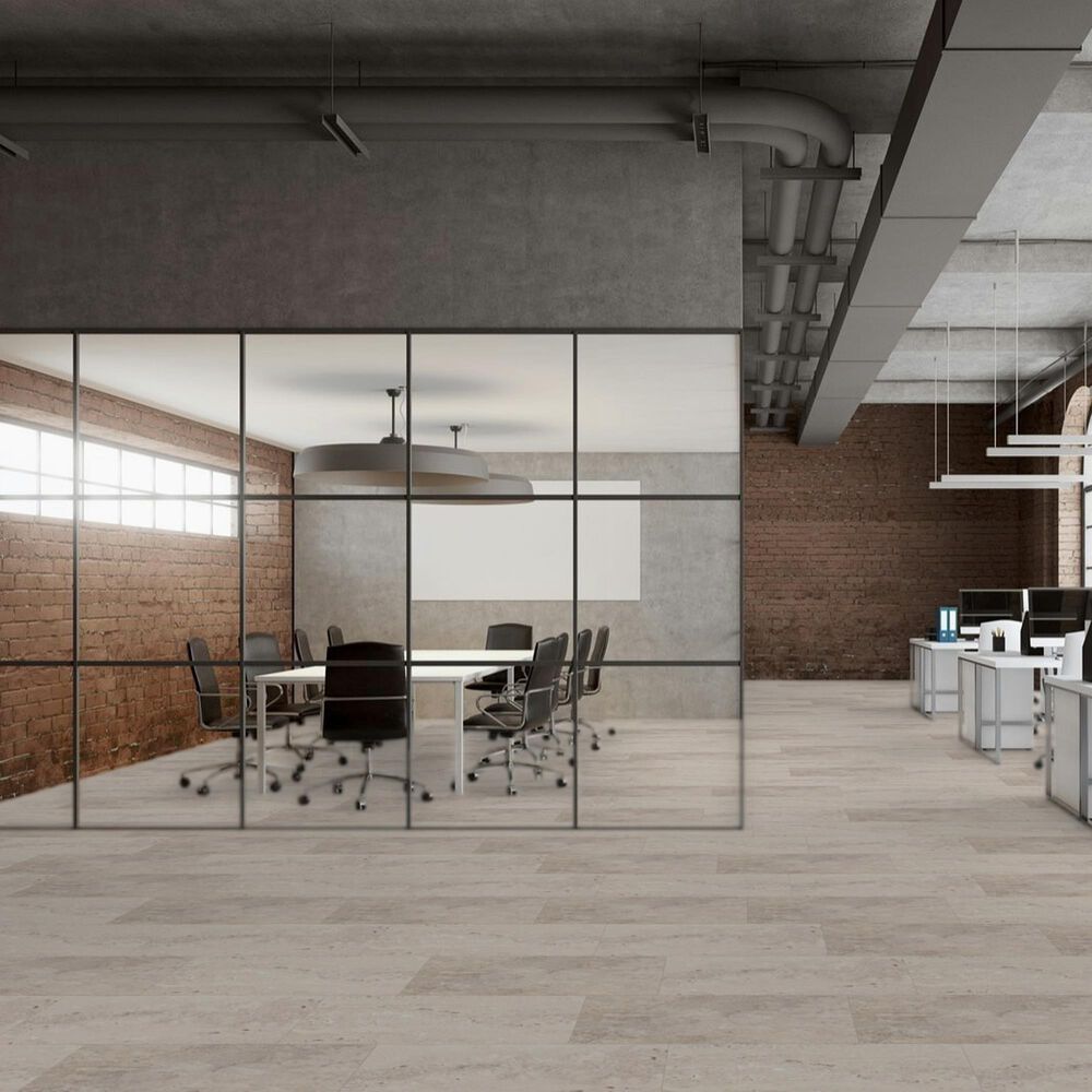 Fuzion SmartDrop Fossil 12&quot; x 24&quot; Luxury Vinyl Tile, , large