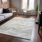 Dalyn Rug Company Pacifica PA3 3" x 5" Silver Area Rug, , large