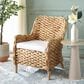 Safavieh Purrl Hyacinth Accent Chair in White, , large