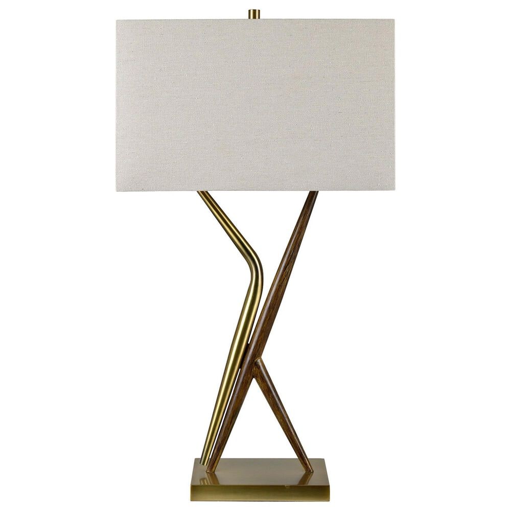 Crestview Collection Equinox Table Lamp in Brown and Gold, , large