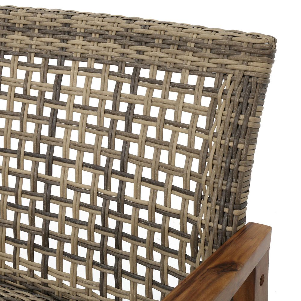 Hearth and Haven Hampton Outdoor Loveseat in Light Natural, , large