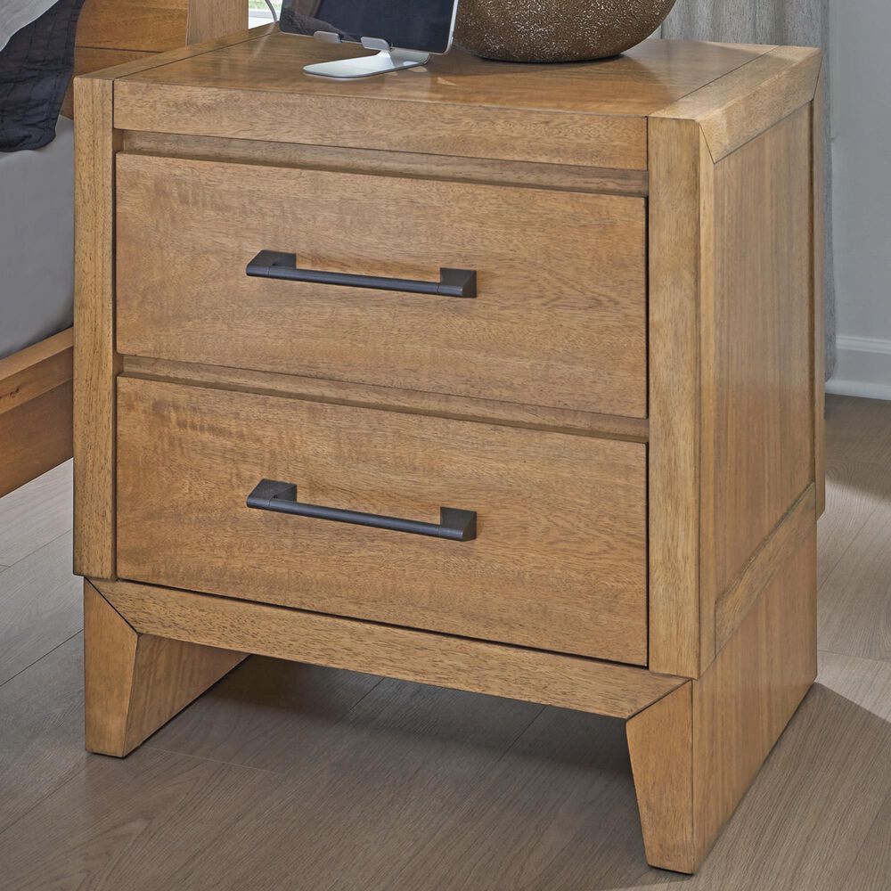 Ashley Sherbana 2-Drawer Nightstand in Light Brown, , large