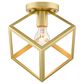 Golden Lighting Cassio Flush Mount in Olympic Gold, , large