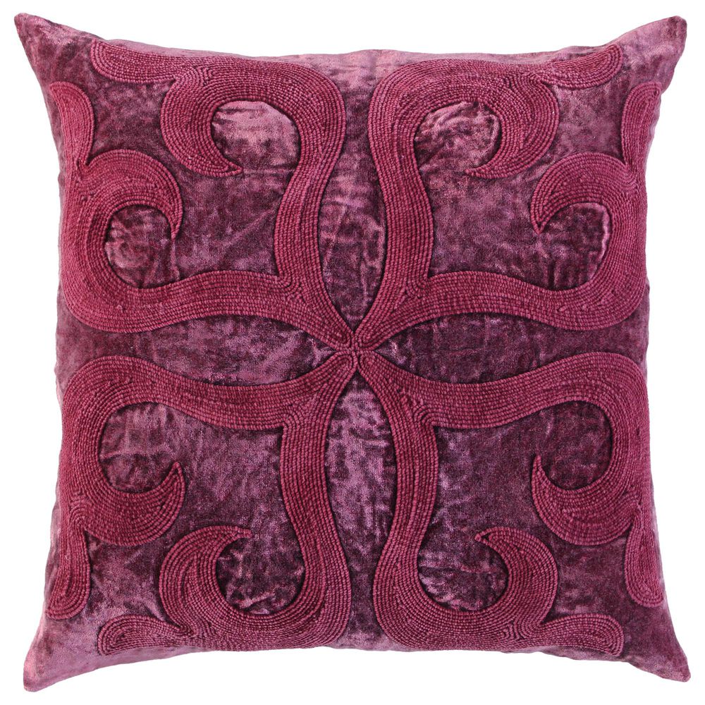 Rizzy Home 20" Pillow in Merlot, , large