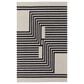 Feizy Maguire 8900F 8" x 10" Ivory and Black Area Rug, , large