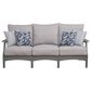 Ashley Cove Beach Outdoor Sofa with Cushion in Gray, , large
